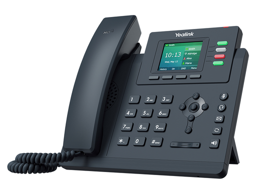 Yealink T33G SIP-Tischtelefon, 4 SIP-Konten, 2,4" Farbdisplay, Gigabit, PoE
