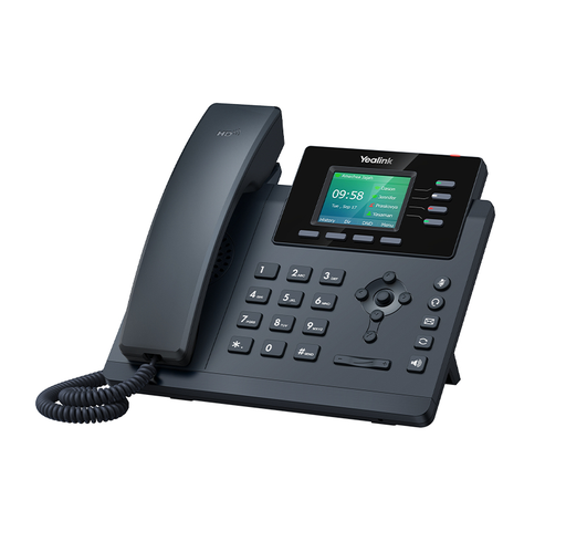 Téléphone SIP Wi-Fi Yealink T34W, 4 comptes SIP, Wi-Fi 2,4/5 GHz, Gigabit, PoE