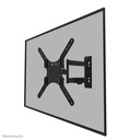 Support mural pour écran Neomounts WL40-550BL14, 40 à 55 pouces, jusqu'à 35 kg, VESA 100x100 à 400x400, inclinaison