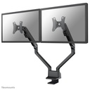 Bras support d'écran Neomounts FPMA-D750DBLACK2, 10 à 32 pouces, jusqu'à 8 kg, 2 écrans, VESA 75x75 à 100x100